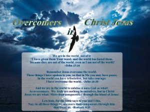 Overcomer's Covenant in Christ